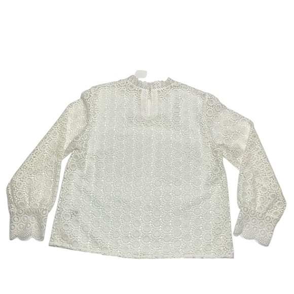 H & M Elegant Cream Lace Top Size 16 NWT - Picture 4 of 12